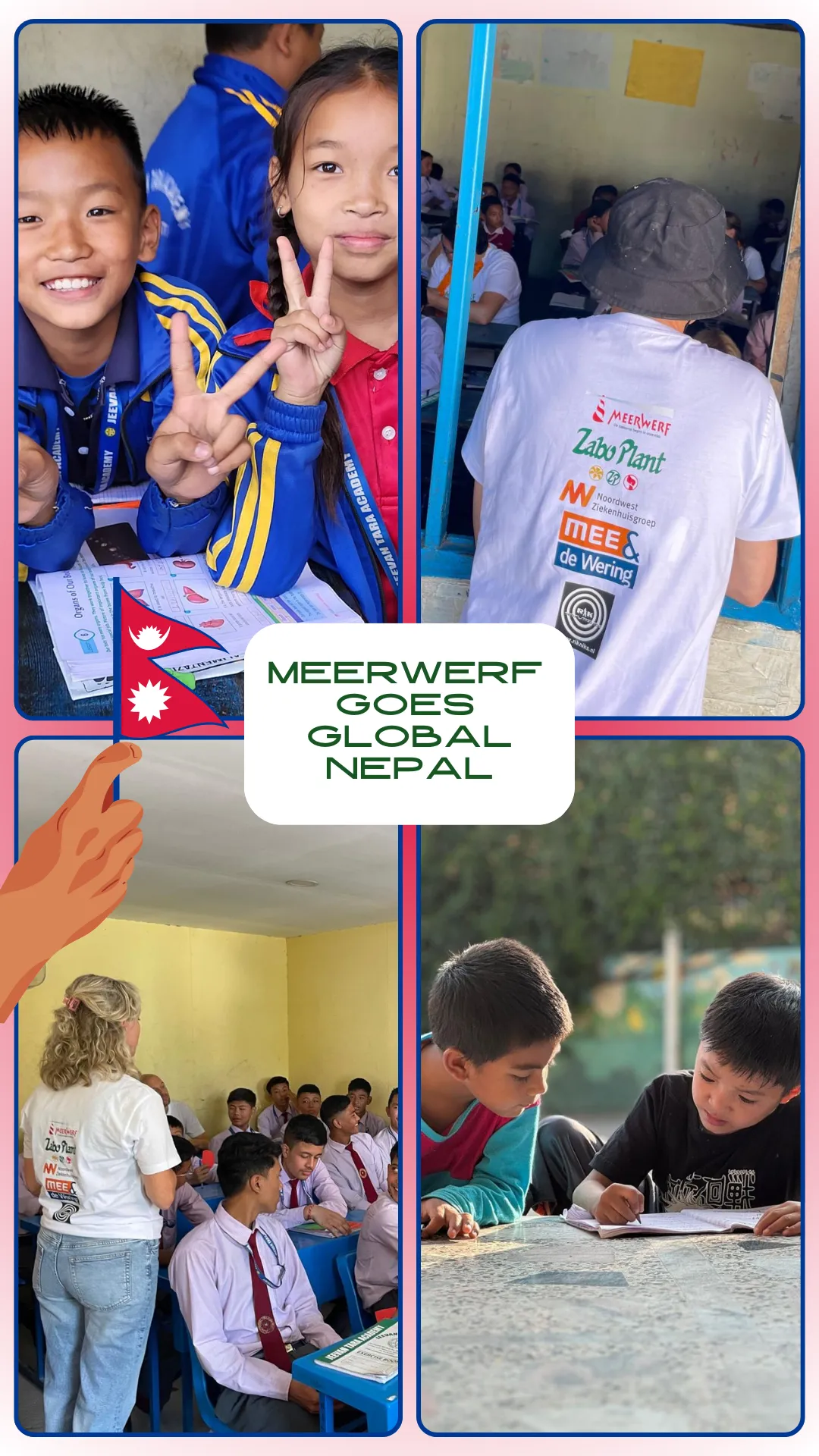 Ondersteuning voor Kinderen in Kathmandu: Zabo Plant Partner van Meerwerf Goes Global